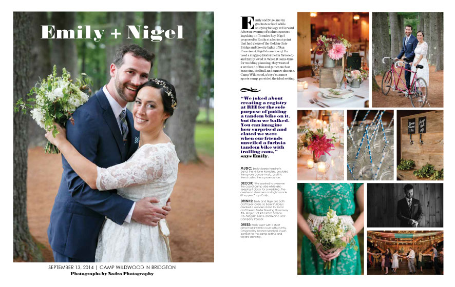 Maine Magazine Weddings 2015 | Photo: Nadra Photography | See more at www.localhost/beautifuldays
